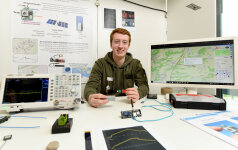 NRW-LANDESSIEGER, Technik: „Pico Ballons als umweltschonendere Alternative zu Radiosonden um Wetterdaten zu erfassen!“, Marvin Rzok, Berufskolleg Niederberg, Velbert. © Henkel AG & Co. KGaA